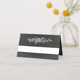 Mesa Cartão de Local Dobrado para Exame de Chalkboard