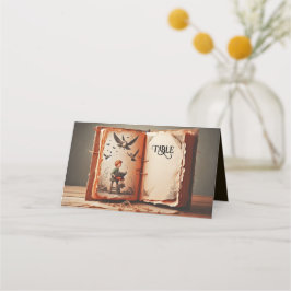 Mesa Cartão de lugar caprichoso