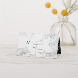 Mesa Cartão de lugar de casamento vermelho