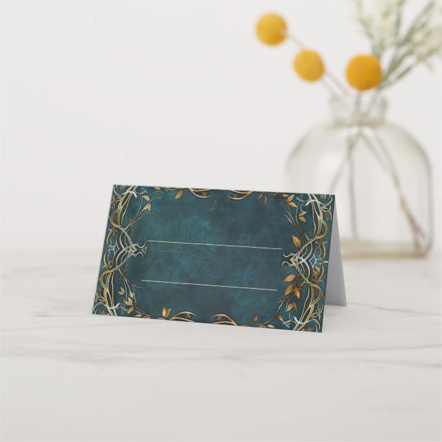 Mesa Cartão de Lugar de Fantasia Dobrado (Frente)