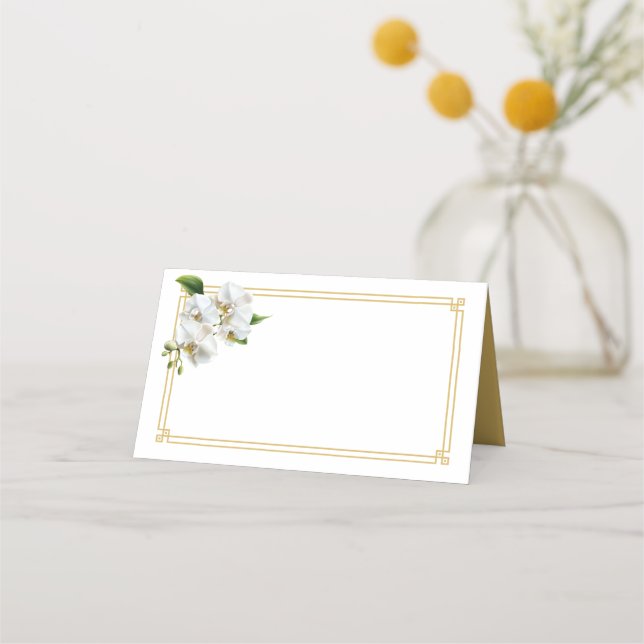 Mesa Cartão de Nome Dobrado (Frente)