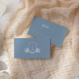 Mesa Cartão de repouso azul empoeirado para caligrafia