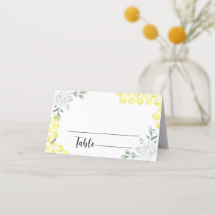 Mesa Cartão floral de abelha de água