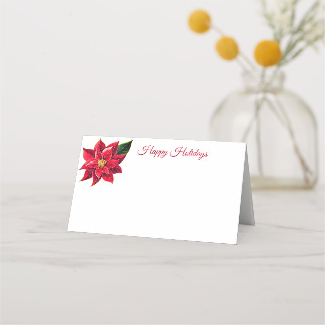 Mesa Cartão Local do Nome de Natal (Frente)