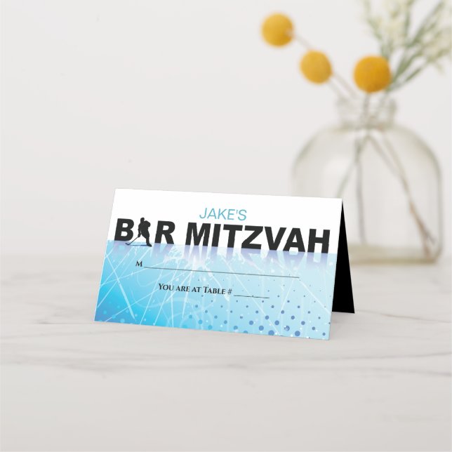 Mesa Cartão Sentado de Número de Tabela de Escorregação (Frente)