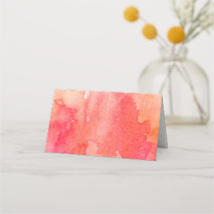 Mesa Casamento vermelho. Cartão de lugar fechado. outon