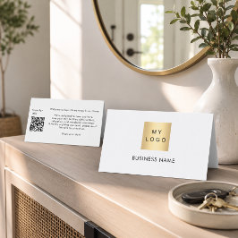 Mesa Código QR de boas-vindas do hóspede cartão de quar