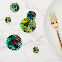 Mesa Confetti, confete decorativo de plástico Reci