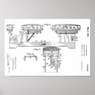 mesa de 1925 da Chiropractic Impressão