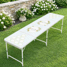 Mesa de Beer Pong de Casamento Limão Mediterrâneo