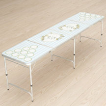 Mesa de Beer Pong de Casamento Limão Mediterrâneo