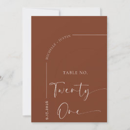 Mesa de Caligrafia | Cartões de Mesa de Casamento
