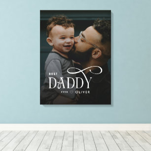 Mesa de Canvas Personalizada Melhor Papai de Todos