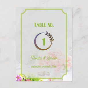 Mesa de Convite Real Verde Sem Vintage