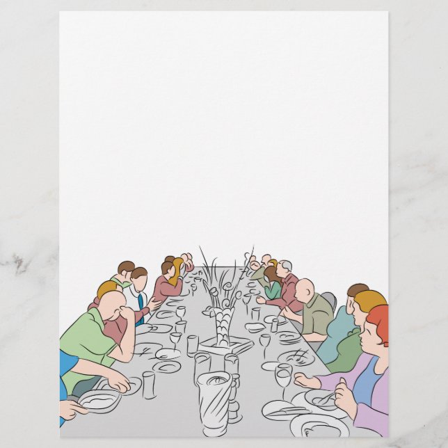 Mesa de Janto da Família de Ação de Graças (Frente)