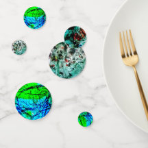 Mesa de plástico azul de Confetti