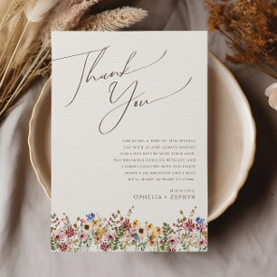 Mesa De Recepção De Prados De Flores Selvagens Agr