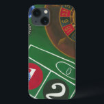 Mesa de roletas com Chips e Roda<br><div class="desc">A roda giratória prende toda a energia na mesa roleta, mas a potência desta pintura está na representação real de uma cena de casino. O verde do feltro e a cor dos chips coloca você na mesa, esperando sua aposta para pagar. Não se esqueça de comprar sua cópia desse impressão...</div>