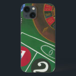 Mesa de roletas com Chips e Roda<br><div class="desc">A roda giratória prende toda a energia na mesa roleta, mas a potência desta pintura está na representação real de uma cena de casino. O verde do feltro e a cor dos chips coloca você na mesa, esperando sua aposta para pagar. Não se esqueça de comprar sua cópia desse impressão...</div>