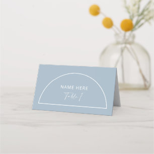 Mesa design de cartão de lugar personalizado para Erica
