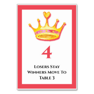 Mesa Dourada Bunco 4 de 5 Cartões 