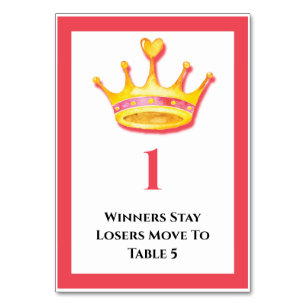 Mesa Dourada Bunco de 5 Cartões