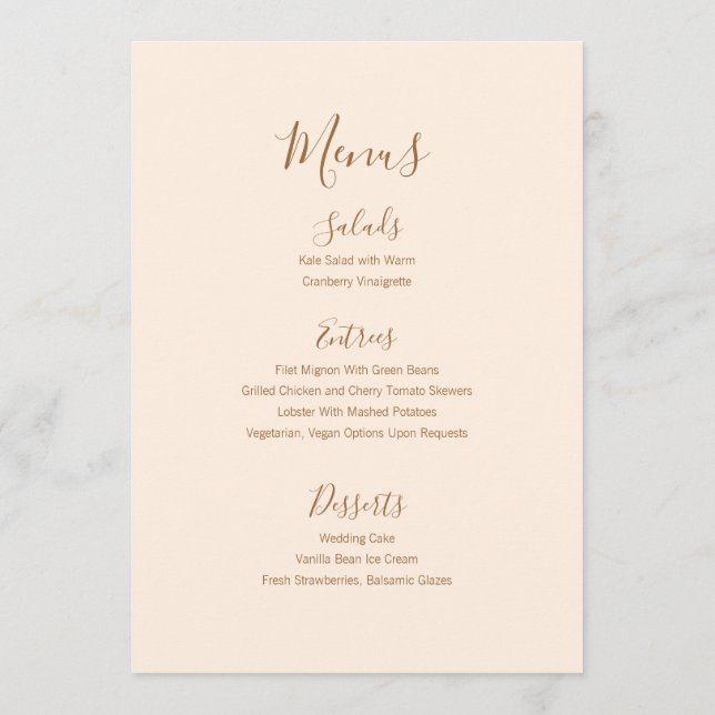 Mesa e Menu Vintage Flourish Frame Weding (Verso)