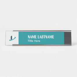 Mesa Elegante placa de porta com nome personalizado Gol