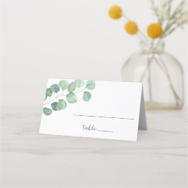 Mesa Greenery Eucalyptus - cartão de lugar