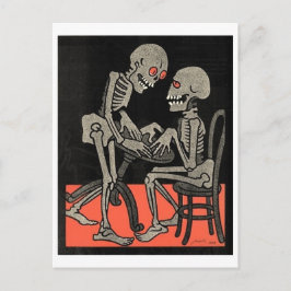 Mesa para dois cartões postais