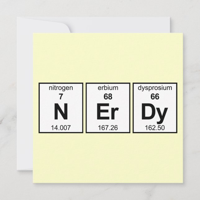 MESA periódica NErDy (Frente)