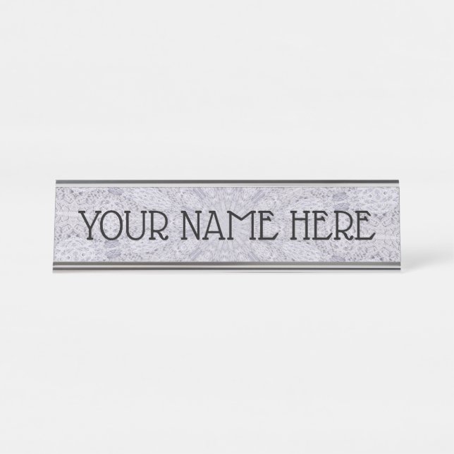 MESA PLACA DE NOME DE DESK CHEIA DE MODELO (Frente)