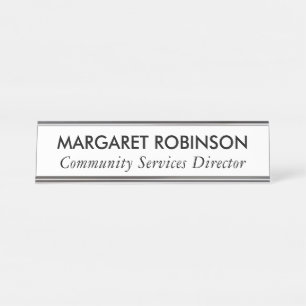 MESA PLACA DE NOME DE DESK PERSONALIZADA