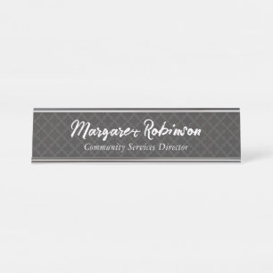 MESA PLACA DE NOME DE DESK PERSONALIZADA