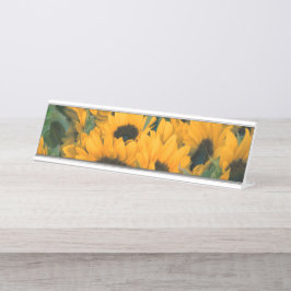 Mesa Placa de nome do Office Desk