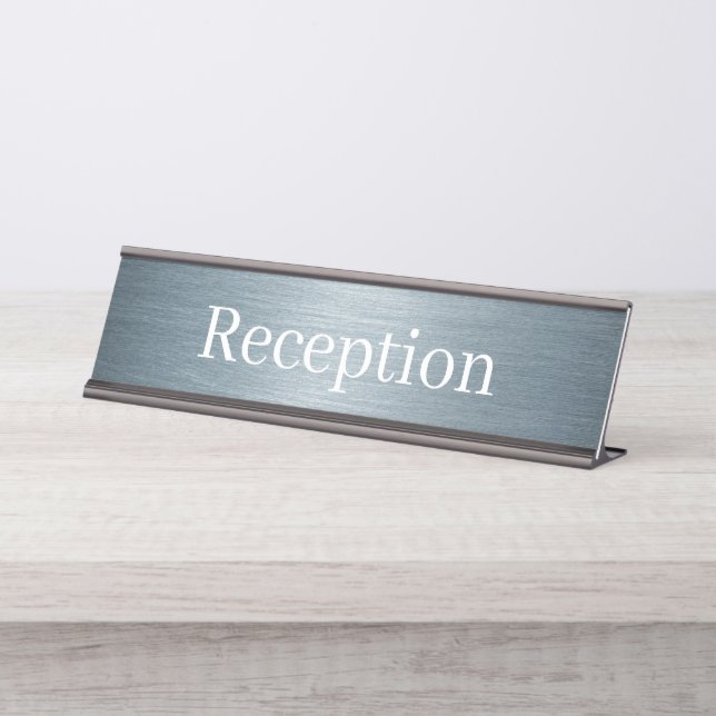 Mesa Placa de Nome do Receptor (Frente)