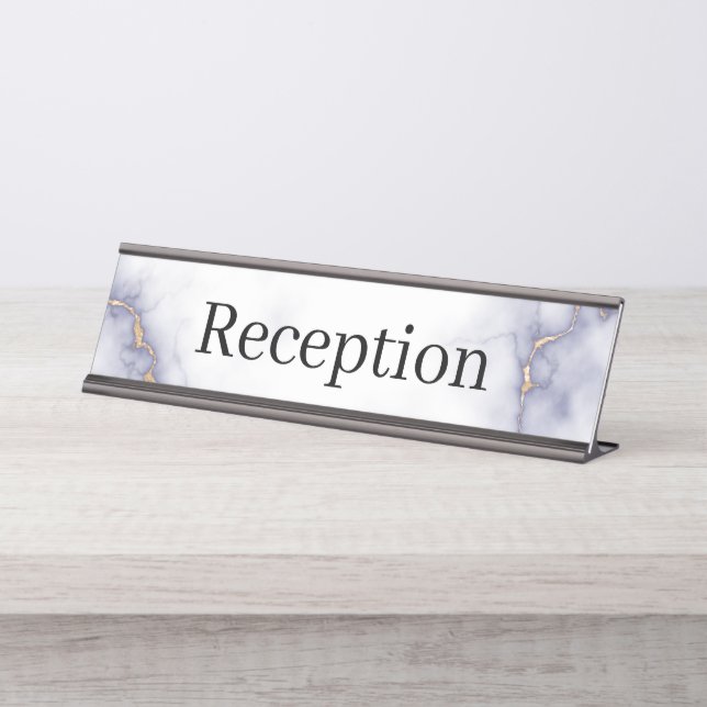 Mesa Placa de Nome do Receptor (Frente)