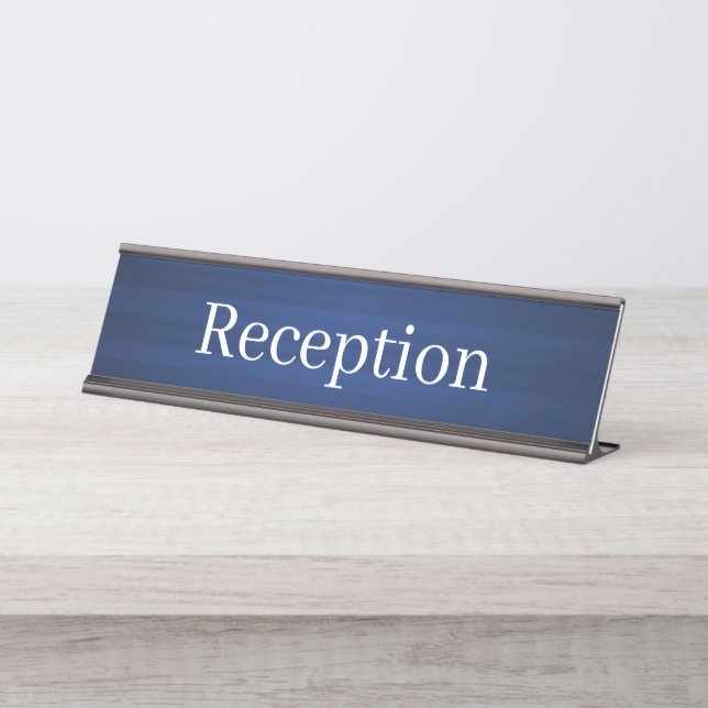 Mesa Placa de Nome do Receptor (Frente)