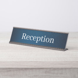 Mesa Placa de Nome do Receptor