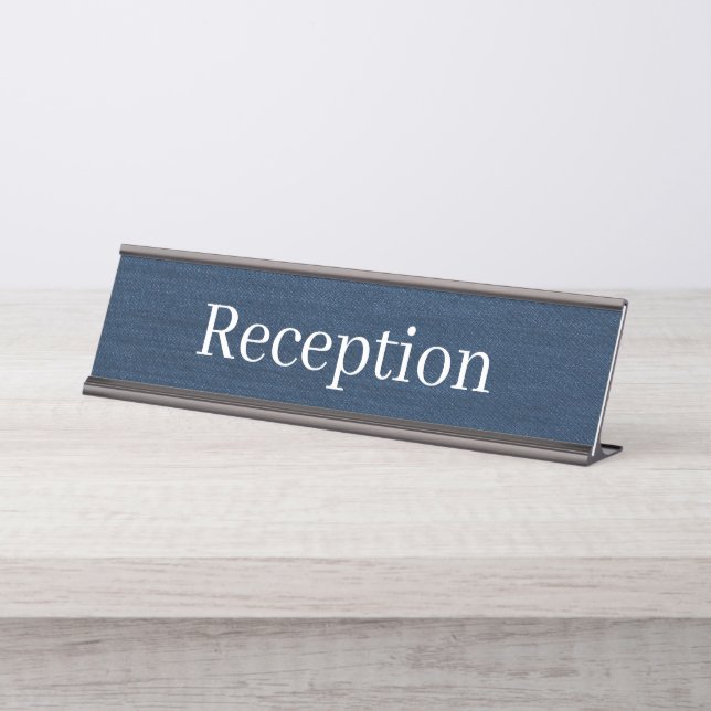 Mesa Placa de Nome do Receptor (Frente)