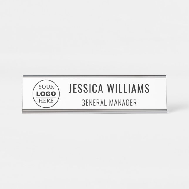 Mesa Placa de Nome Personalizada | Placa de Nome de Mes (Frente)