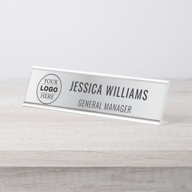 Mesa Placa de Nome Personalizada | Placa de Nome de Mes (Frente)