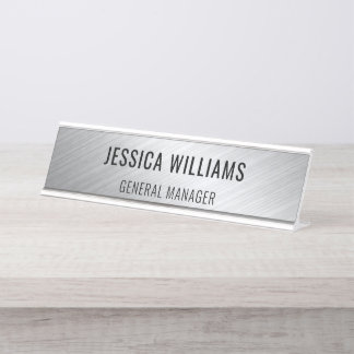 Mesa Placa de Nome Personalizada | Placa de Nome de Mes