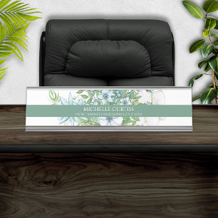 Mesa Placa de Nomes Personalizados Florais de Mola Wate