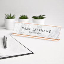 Placa de Suporte Personalizada de Mármore Branco d