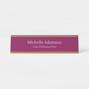 Mesa Placa profissional de cor de vinho moderna