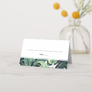 Mesa Plantação tropical Cartão de Local de Escolta d