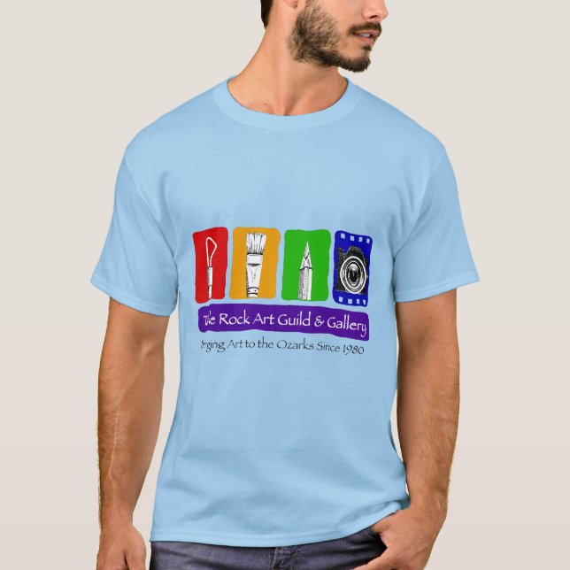 Mesa Rock Art Guild and Gallery T-Shirt (Frente)