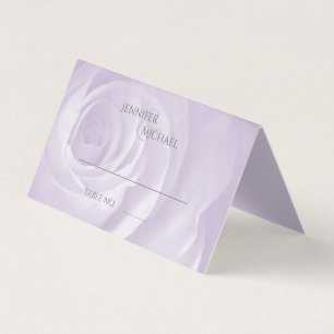 mesa simples de convidado elegante lavanda de rosa
