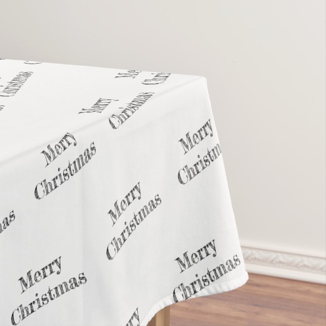 Mesa Toalha de Natal Alegre  (Posição Original)